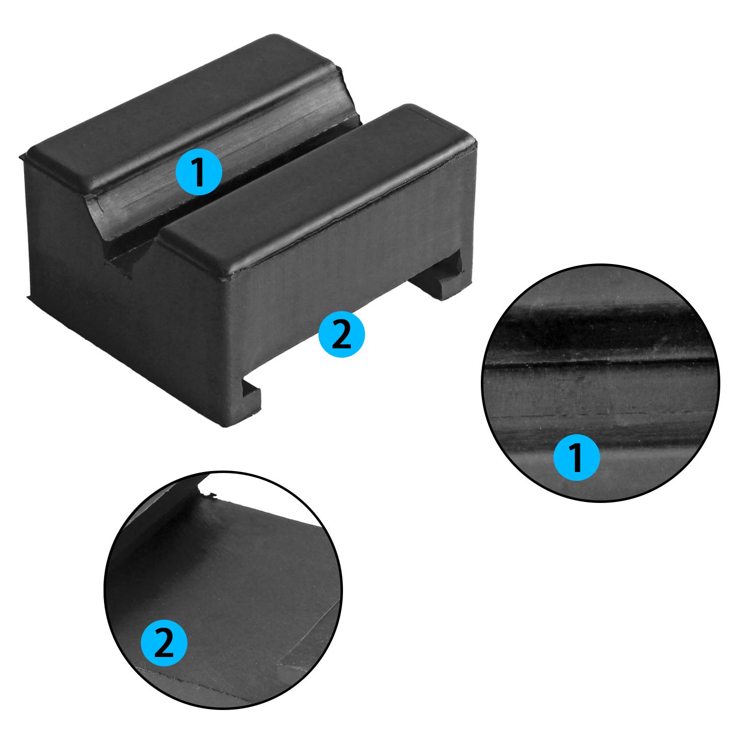 Amazon.co.jp: ZHUBANG ジャッキスタンド用パッド ゴム超高耐久