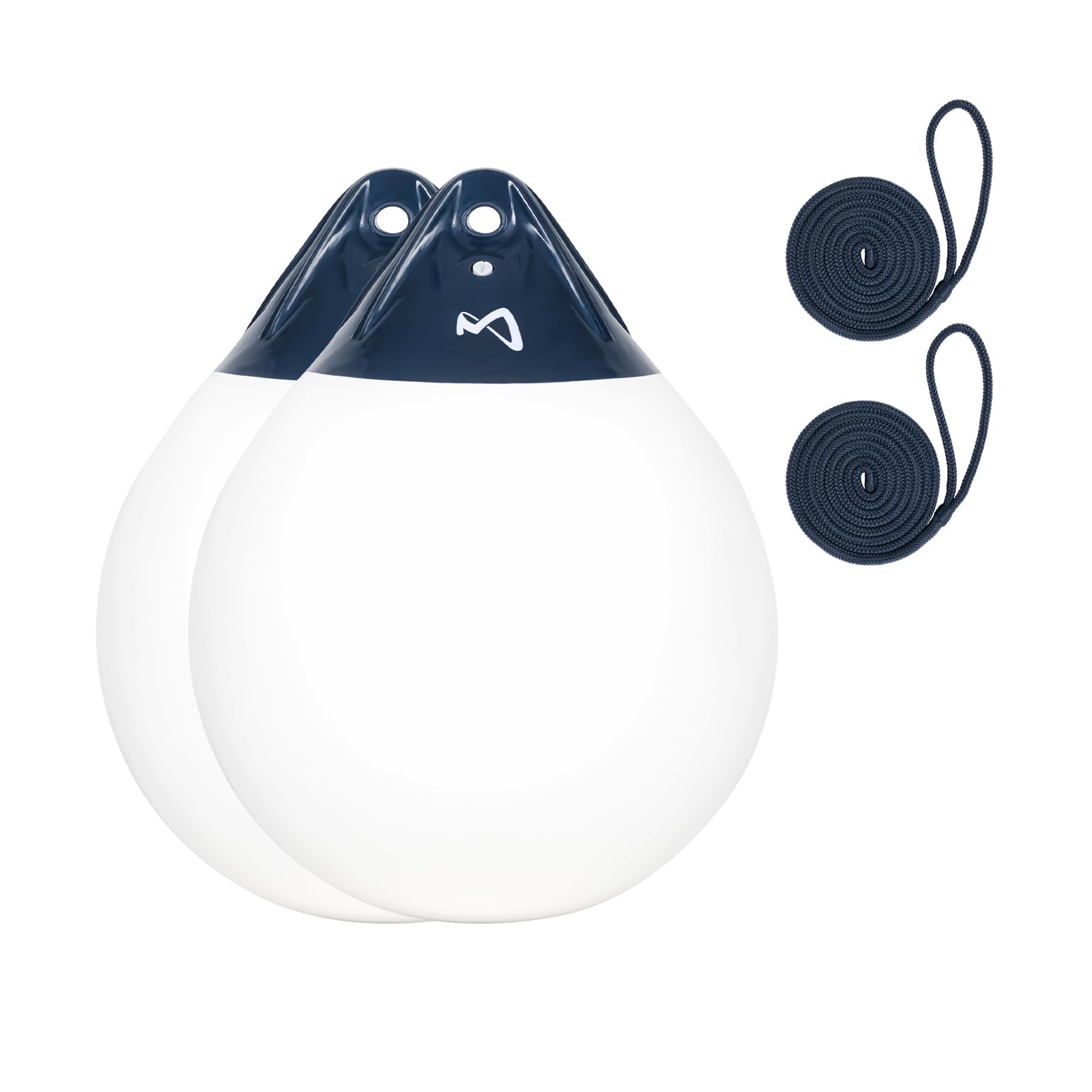 Mesle Pare-Battage Globe 2 pièces, Bouée Pare Battage sphérique Gonflable