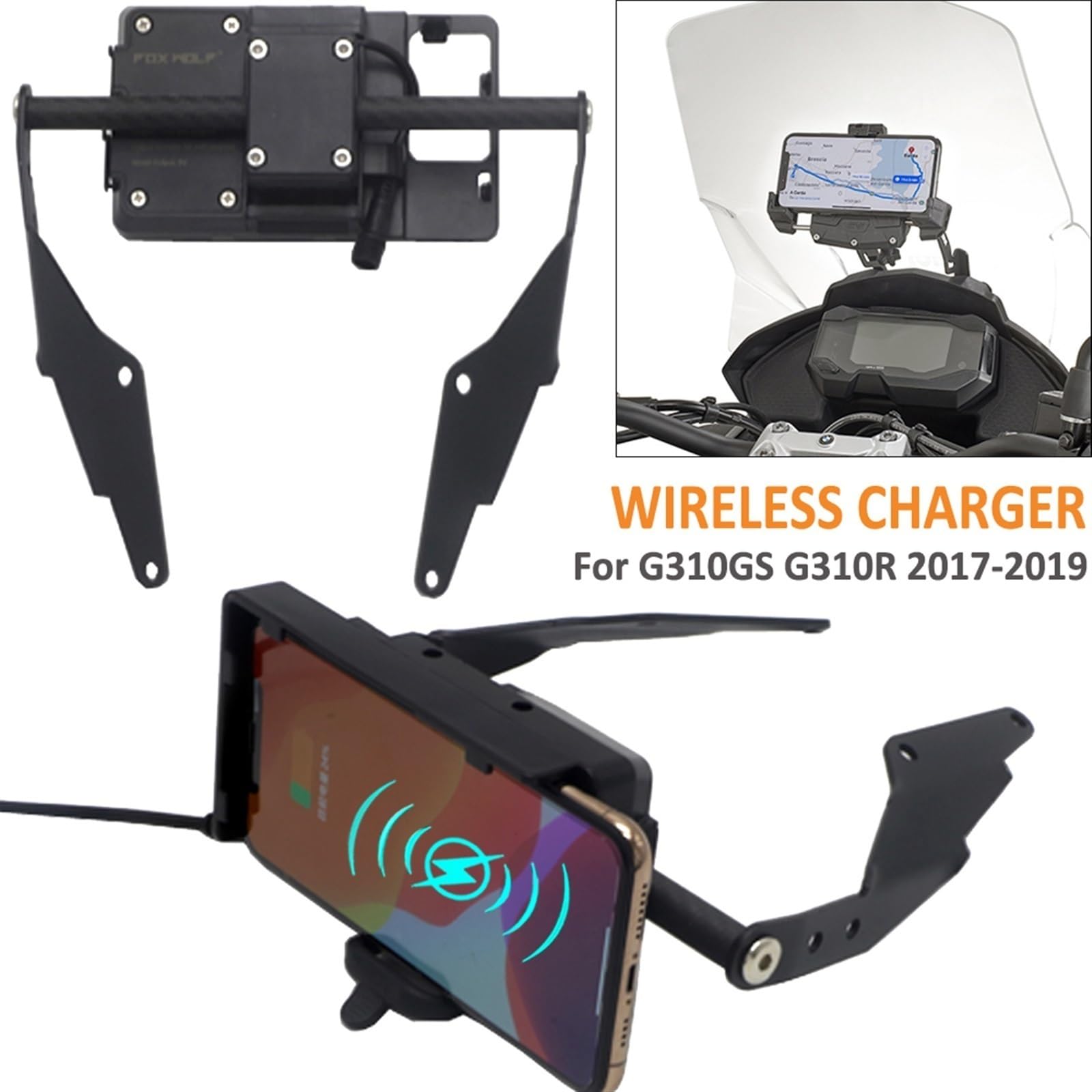 GPS dla motocykla, dla Smarta, uchwyt dla nawigacji w telefonie