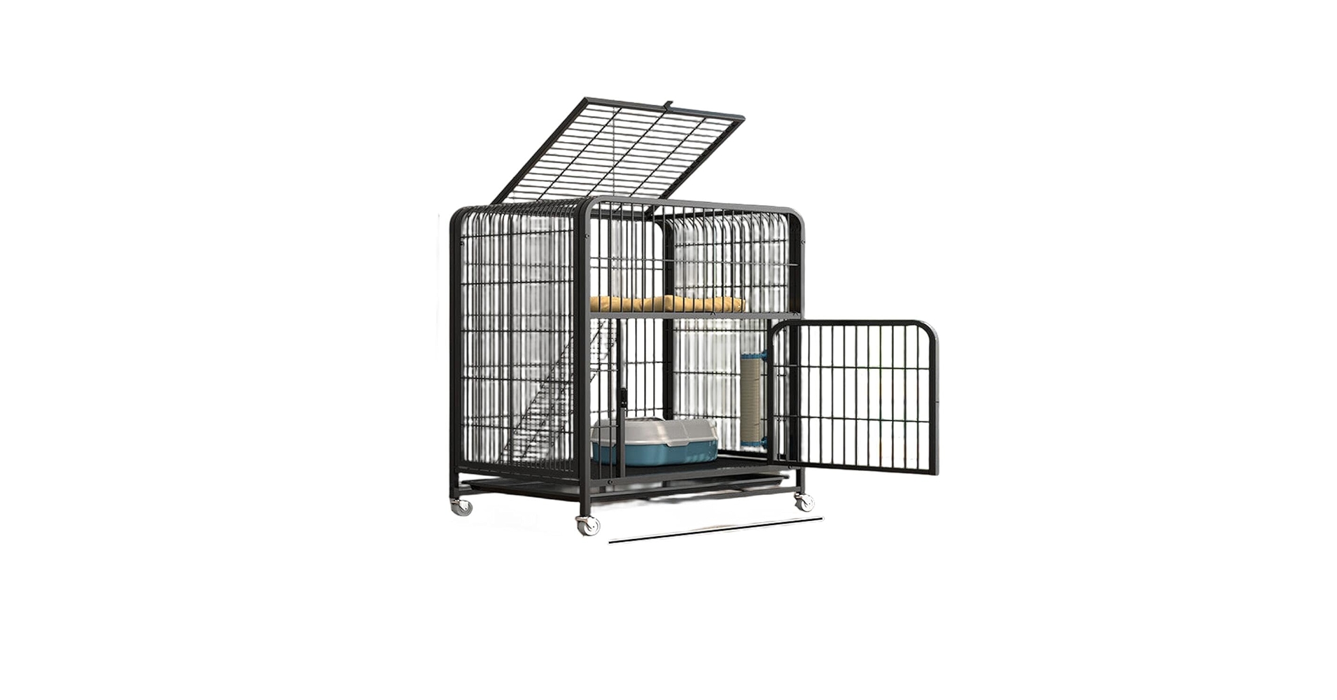 Amazon.co.jp: 猫 ケージ 猫 ゲージ 多段ケージ 猫 犬 キャット