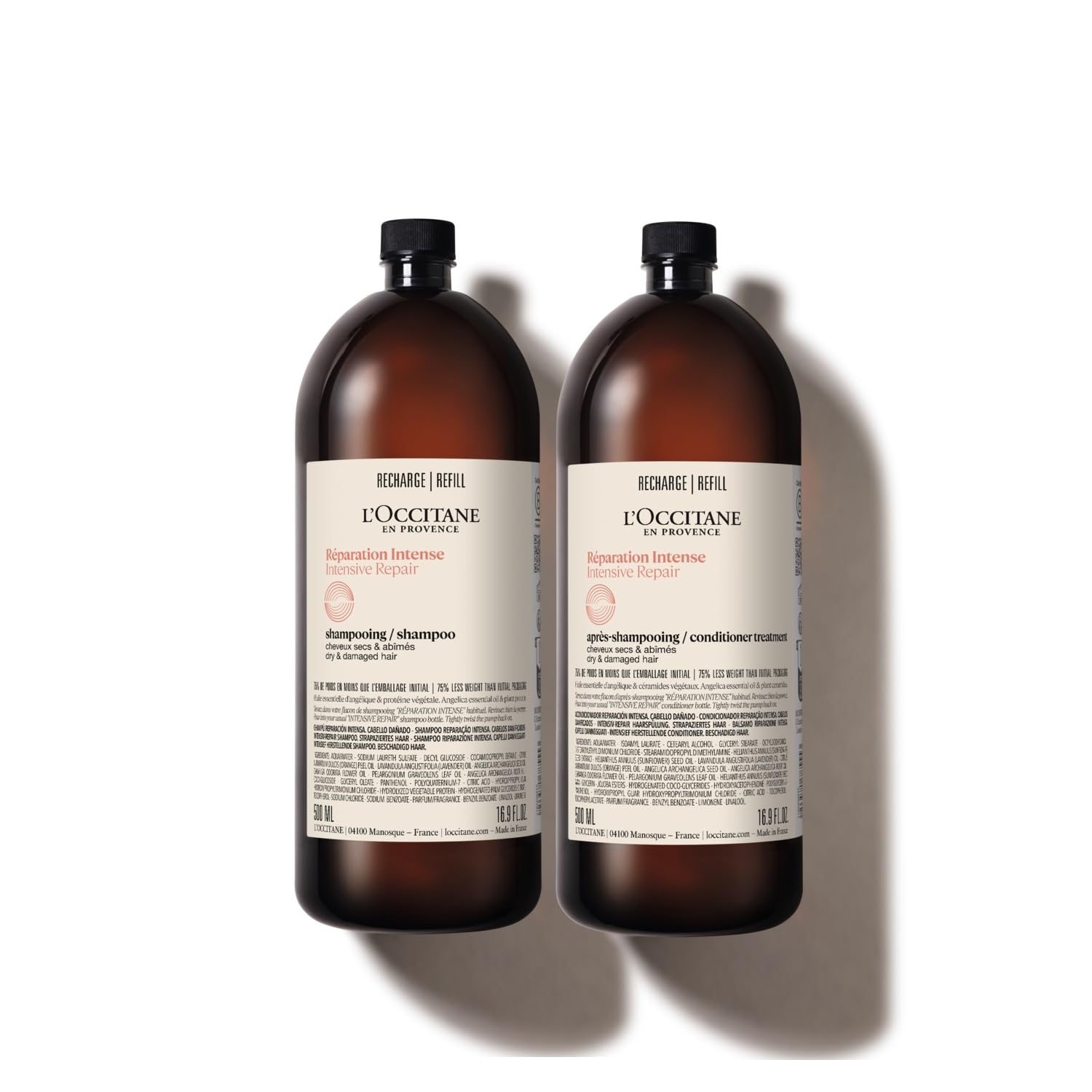 インテンシヴリペア シャンプー＆コンディショナートリートメント(レフィル)セット Amazon.co.jp: ロクシタン(L'OCCITANE) インテンシヴリペア レフィル