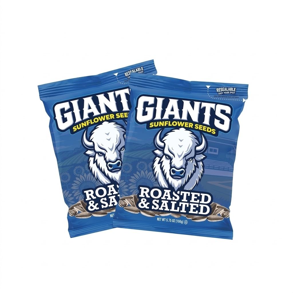 Amazon.co.jp: Giants Sunflower Seeds Original 163g×2袋 ひまわりの