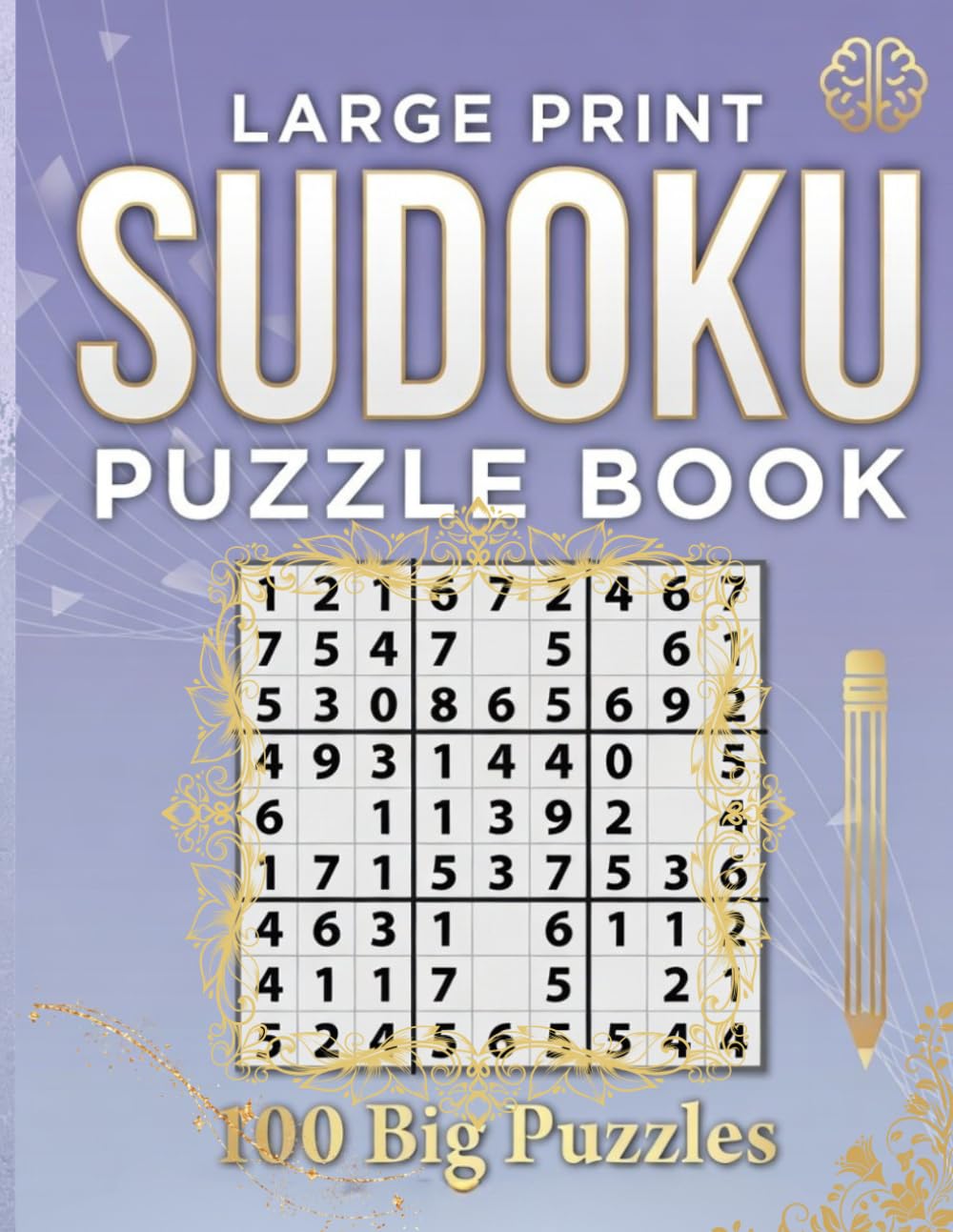 Large Print Sudoku Puzzles for Seniors: Big Clear Grids, One Puzzle Per Page – Calm Mind-Sharpening Activity Book with Full Solutions