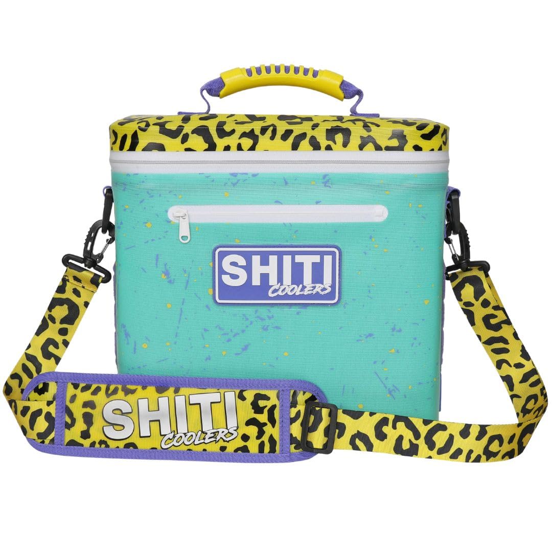 SHITI Coolers Cooler for Camping, Travel, Beach, Soft Lunch Box for Food, Drinks & Ice, Portable, Waterproof 24 Hr Insulated Bag with Shoulder Straps,