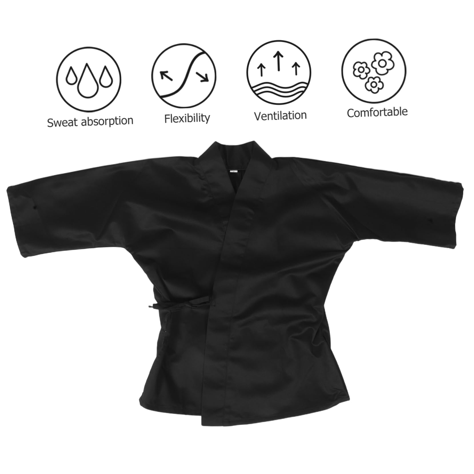 Ropa de Trabajo de Chef Japonesa Chaqueta Kimono Estilo Tradicional para Restaurantes de Sushi de Tela Japonesa para Hombre y Mujer