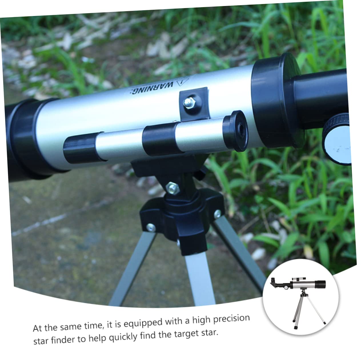 Angoily 1Set Telescope for Astronomical Telescope with Tripod for Beginners for Stargazing Camping and Outdoor Exploration