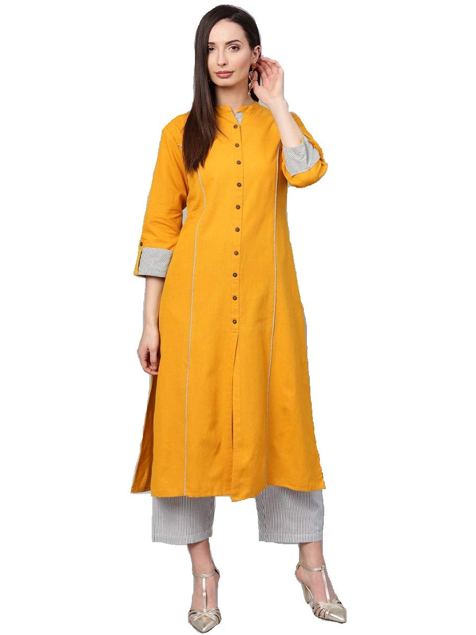 KJ Collections Fashion Hub Trendy Designer Printed Palazzo Set for Girl's and Women