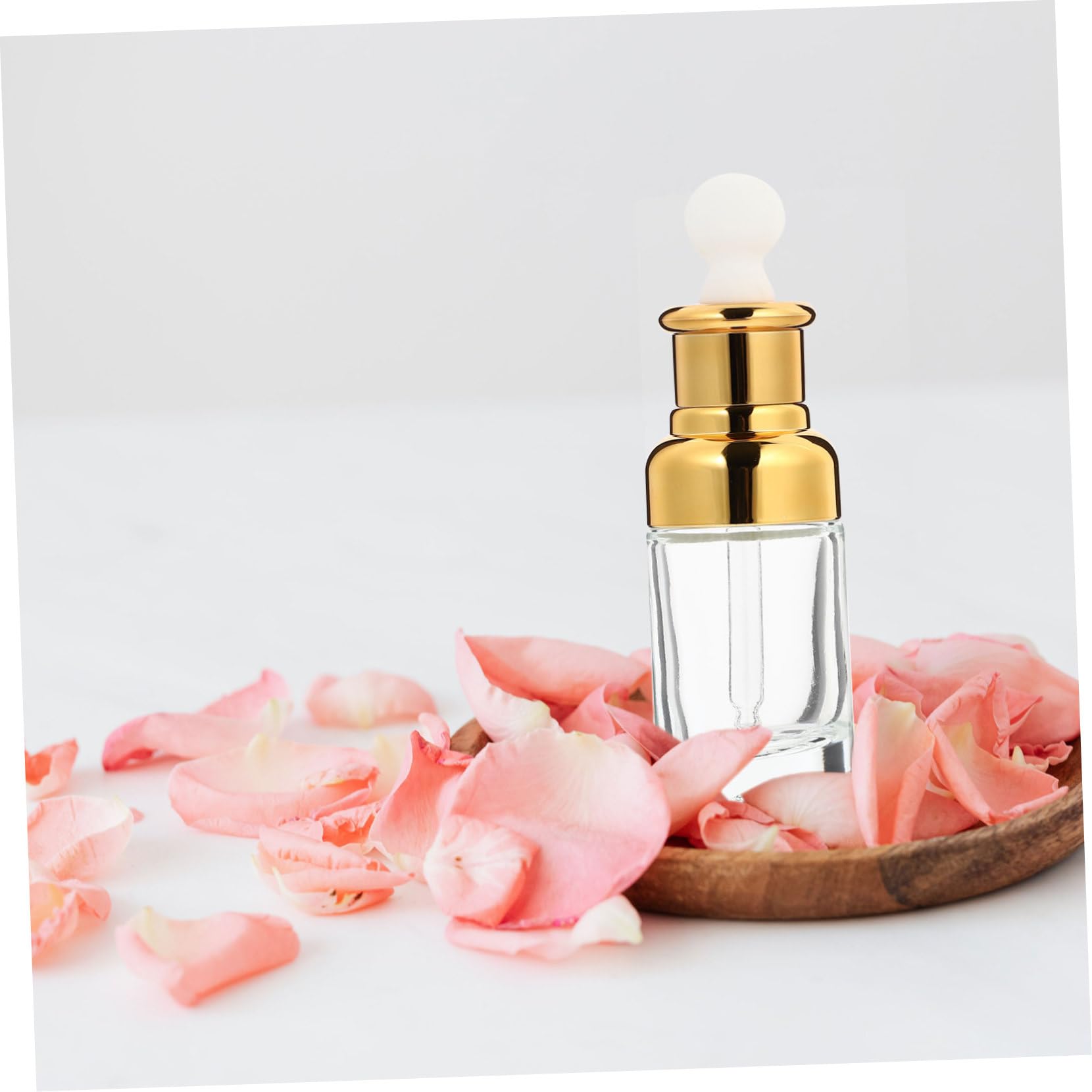 10 Stück 50ml Gold Glas Tropfflaschen für Ätherische Öle | Auslaufsicher für Reisen, Praktische Nachfüllbehälter, Leer und Wiederbefüllbar