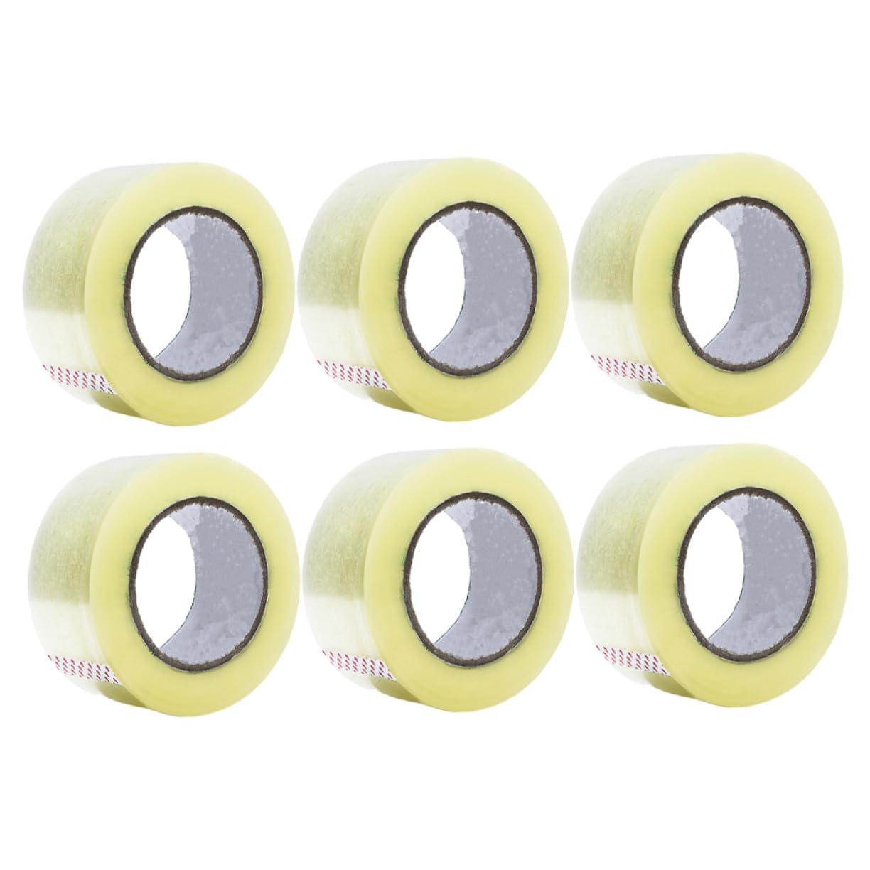 Gatuida 6rouleaux Ruban Adhésif Transparent Étanche Pour Scellage De Boîtes Ruban Haute Viscosité Simple Pour Fermeture De Cartons Et Emballage