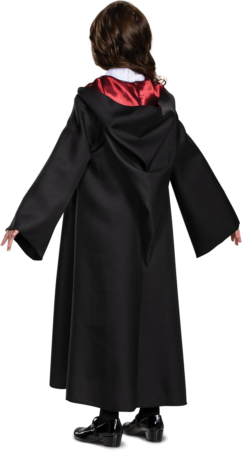 Hermione Granger Costume with Necklace, Official Harry Potter Halloween Outfit and Accessory, Kids Size (4-6x)
