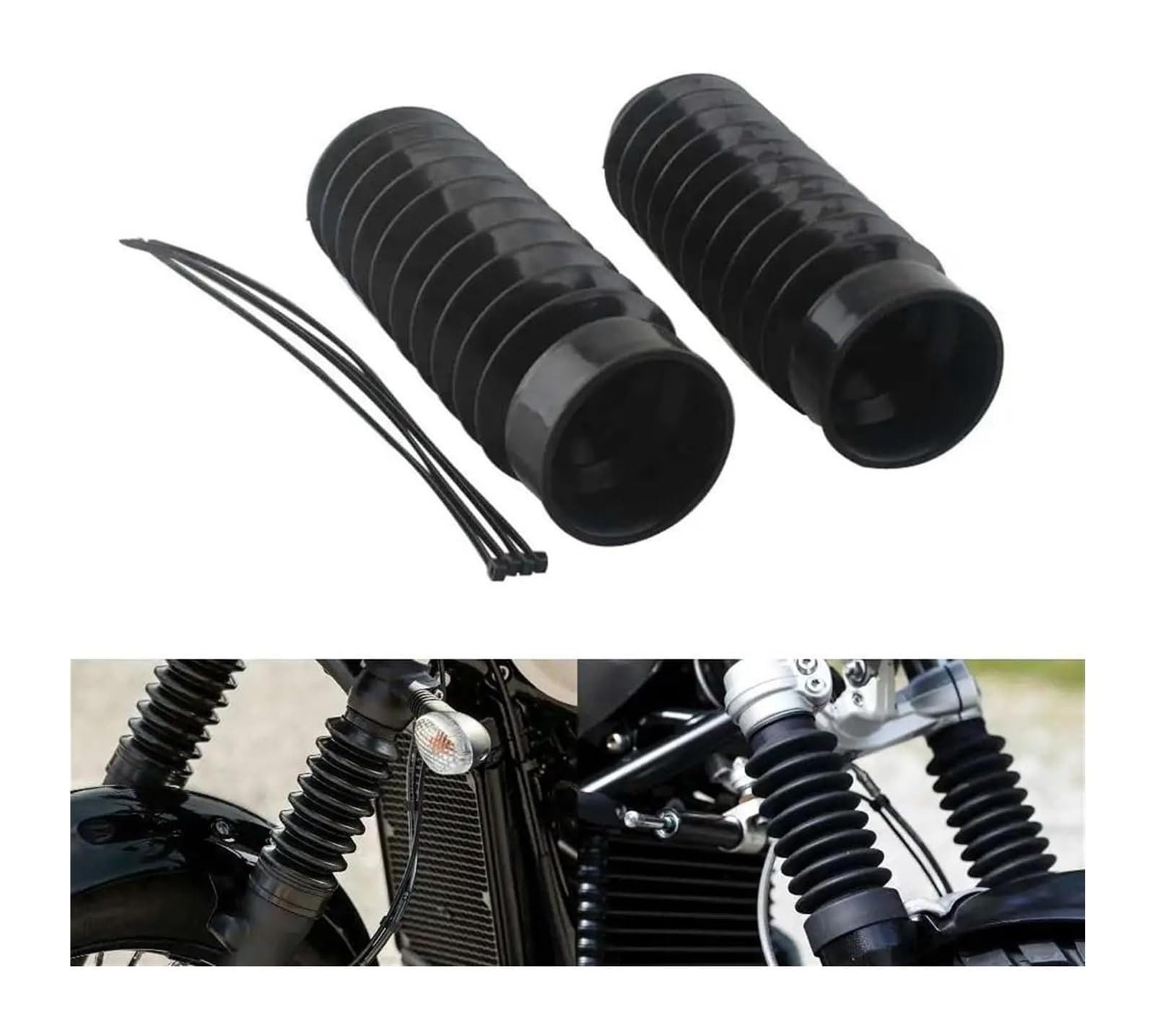 Per H&arley Per Super Per Glide Per Injected 2006 Copertura Ammortizzatore Forcella Anteriore In Gomma Da 49 Mm Freno Frizione Moto