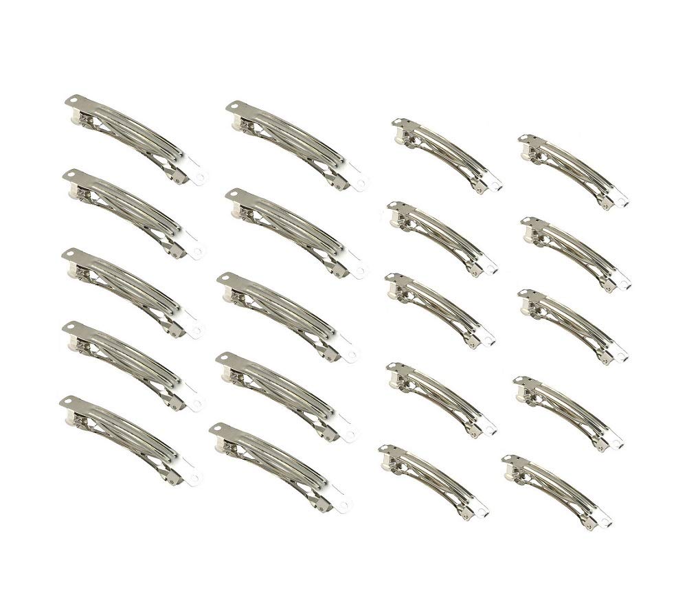 Amazon.com : 20pcs Assorted Size Metal Silver French  display picture 3