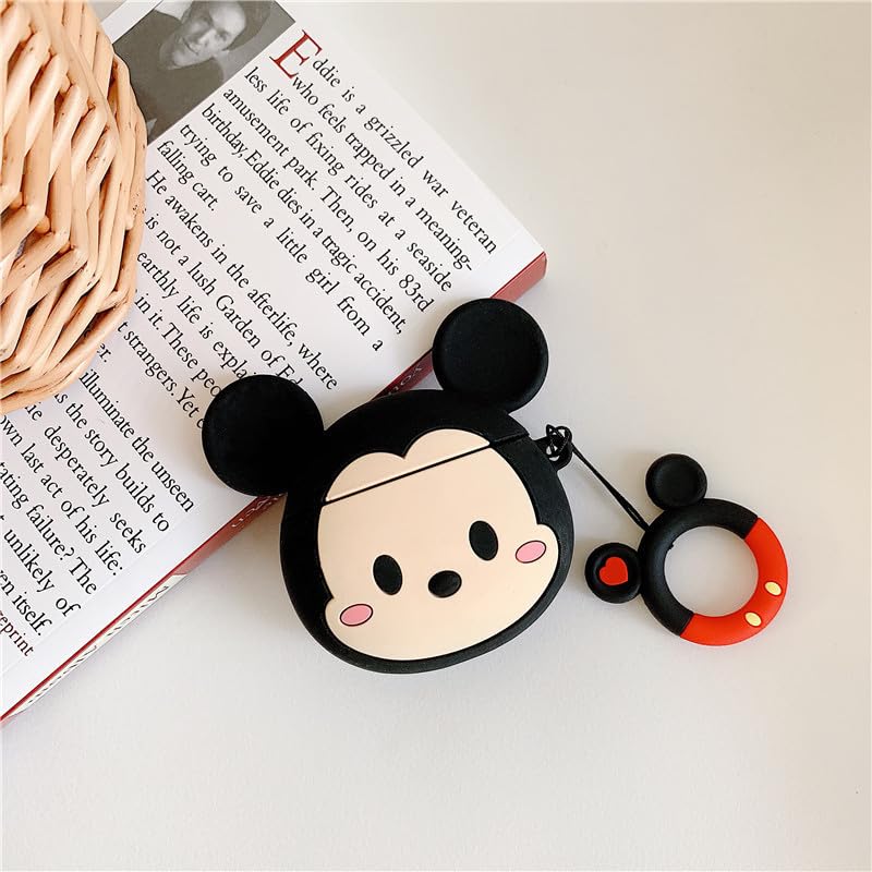 Coque Airpods silicone 1/2 protection antichoc animation 3D - 3