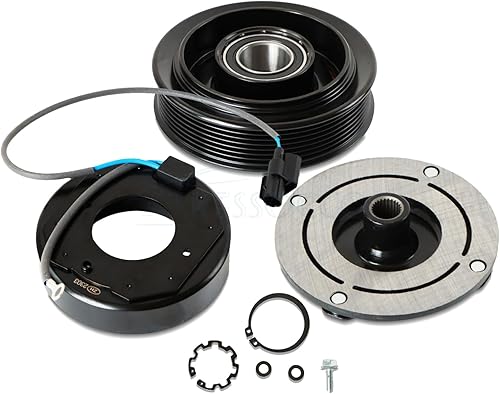 Kit de embrague de CA 1653 AC Compresor Embrague Kit de Embrague de Aire Acondicionado Compresor Kit de Embrague Compatible con 2008-2012 Accord 4