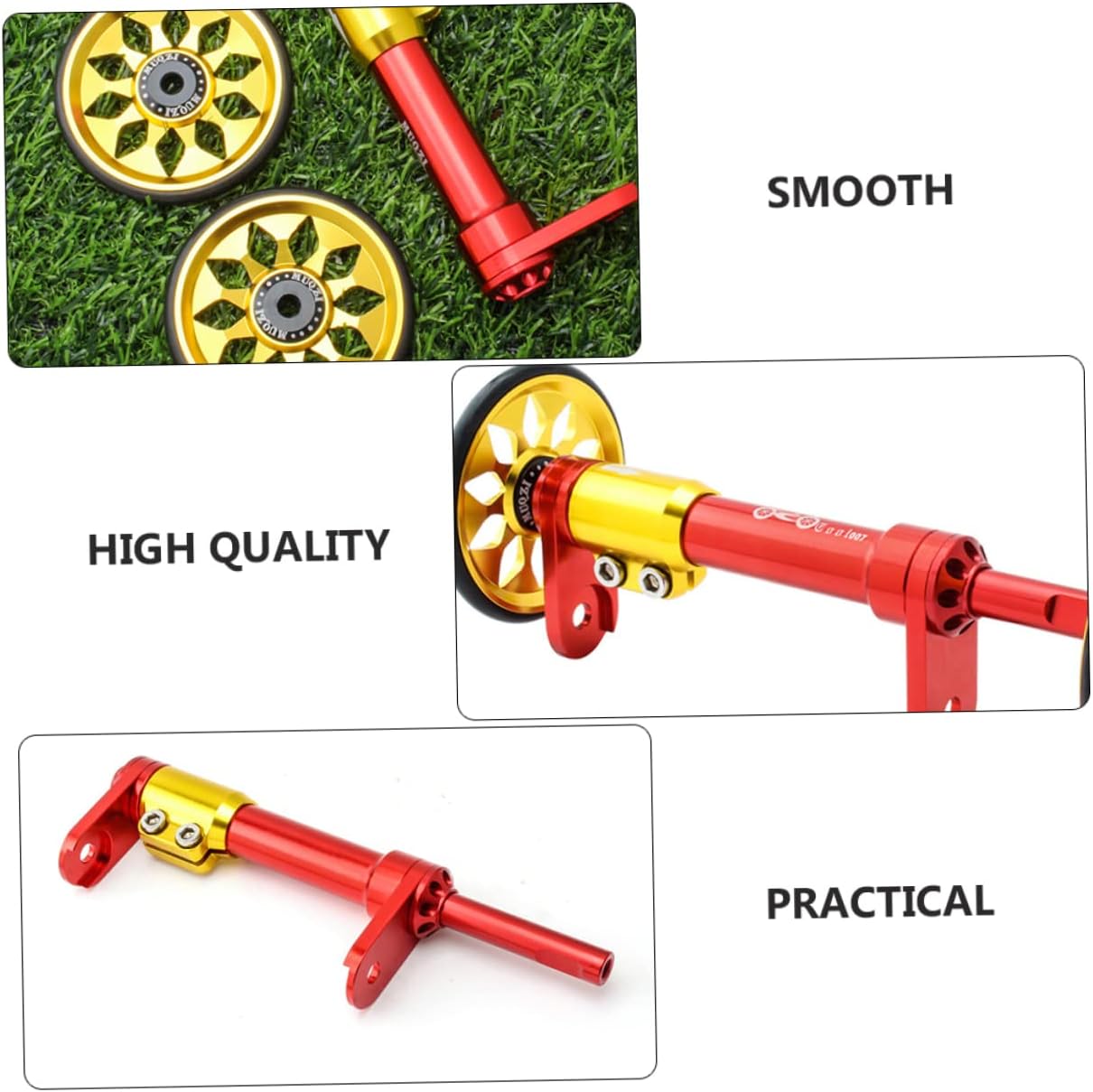 Kisangel 1set Telescopic Extension Rod for Folding Bike Lightweight Cargo Rack Accessory for Enhanced Durability and Easy Installation Compatible Multiple Frame Types