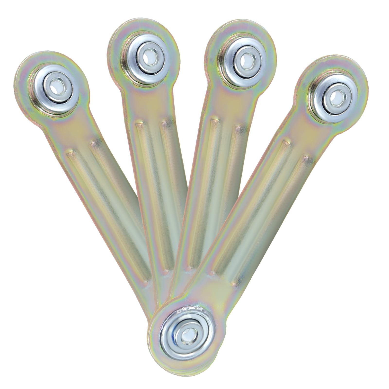 6.35 Inches Glider Bearing Arm Bracket 4Pcs, 4.9 Inches Centers, Yellow