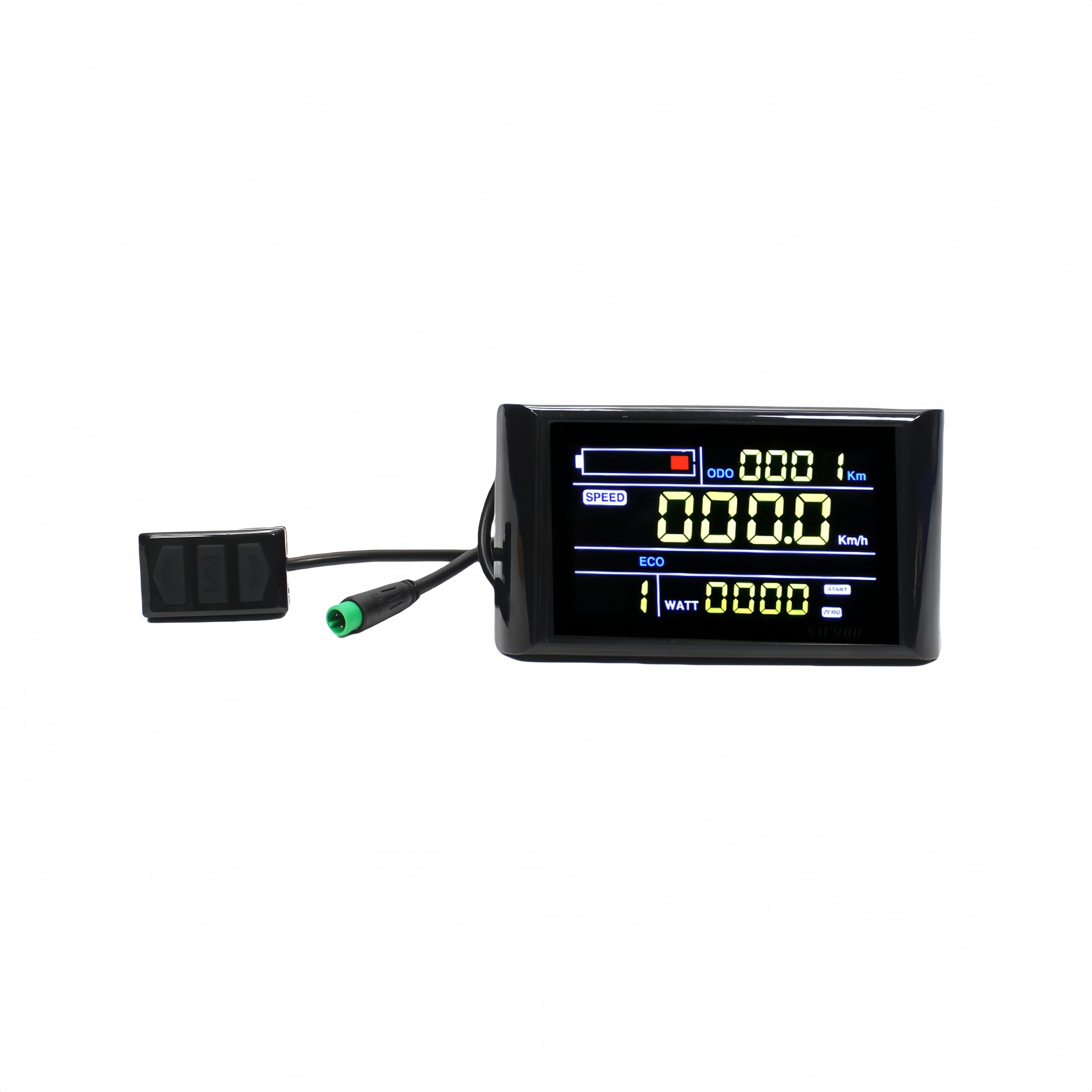 ebsenopower Intelligent Sine Wave Controller, 48V-72V, 1500W-2800W, 45A, 3-Mode Operation with Optional Display (Only SW900 Color Display)