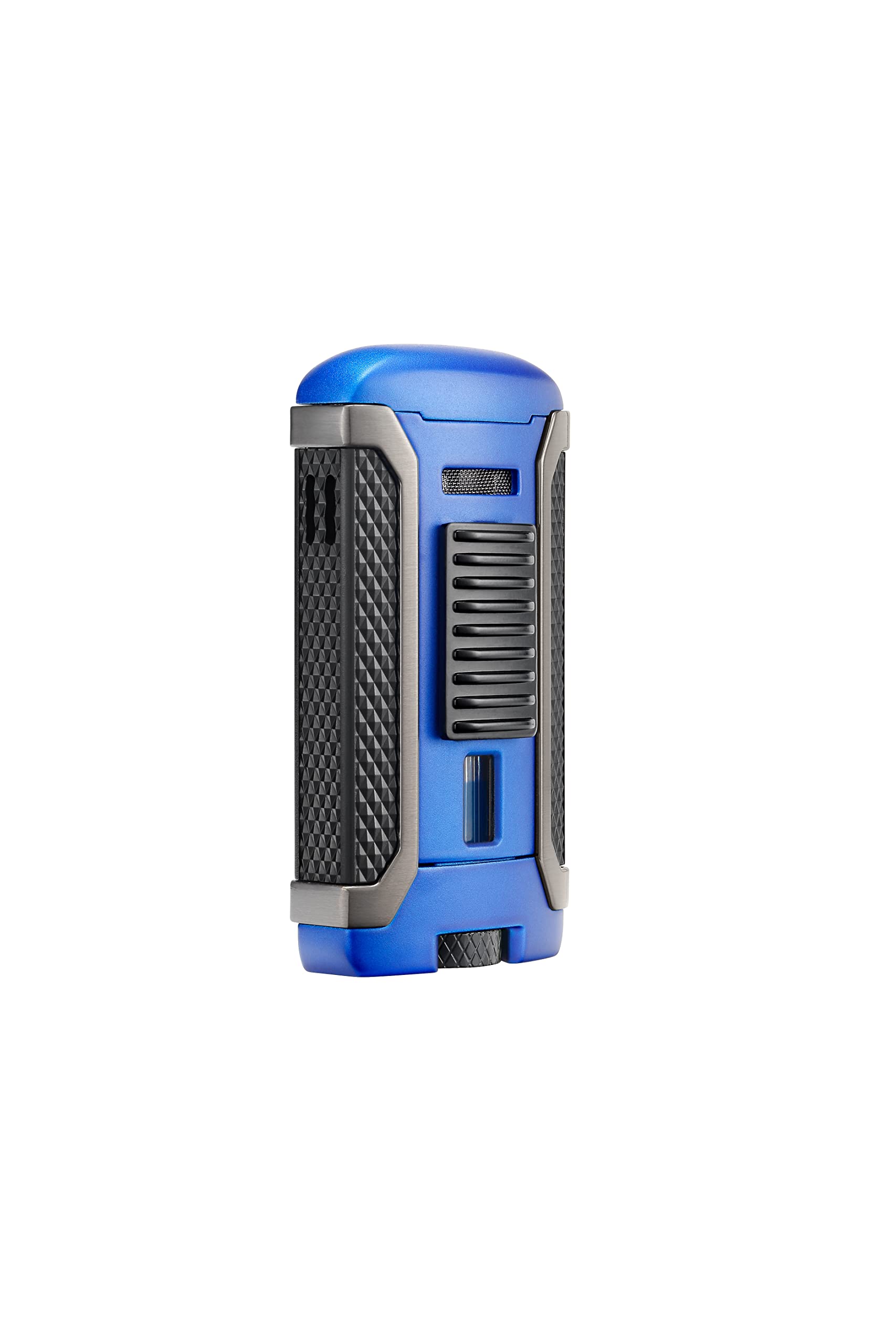 Colibri Apex Sturmfeuerzeug - Windbeständig - Extragroße Einstellrad - Jet Feuerzeug Mit Einzel Jetflamme - Mit Gas Nachfüllbar (Nicht Im Lieferumfang Enthalten) - Schöne Elegante Geschenkbox Blau