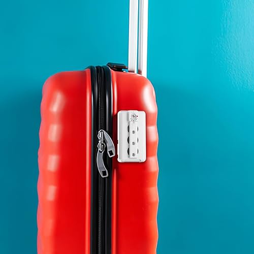 Miniatura 2 de Hemoton Bloqueo de equipaje de repuesto, cierre de cremallera, cerradura de combinación de aduanas, portátil, candado digital, cerradura de