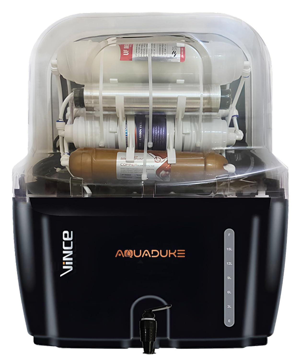 Aquaduke Copper UV Water Purifier with UV, UF 12L Munciple corporation water having TDS below 200 PPM (NO RO, NO Booster Pump, No Taste Change)-image-18