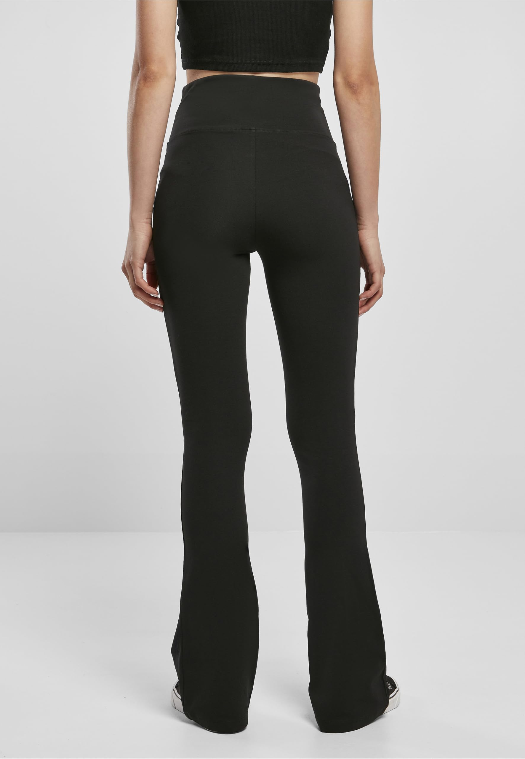Urban Classics Damen Ladies Organic Stretch Jersey Bootcut Leggings