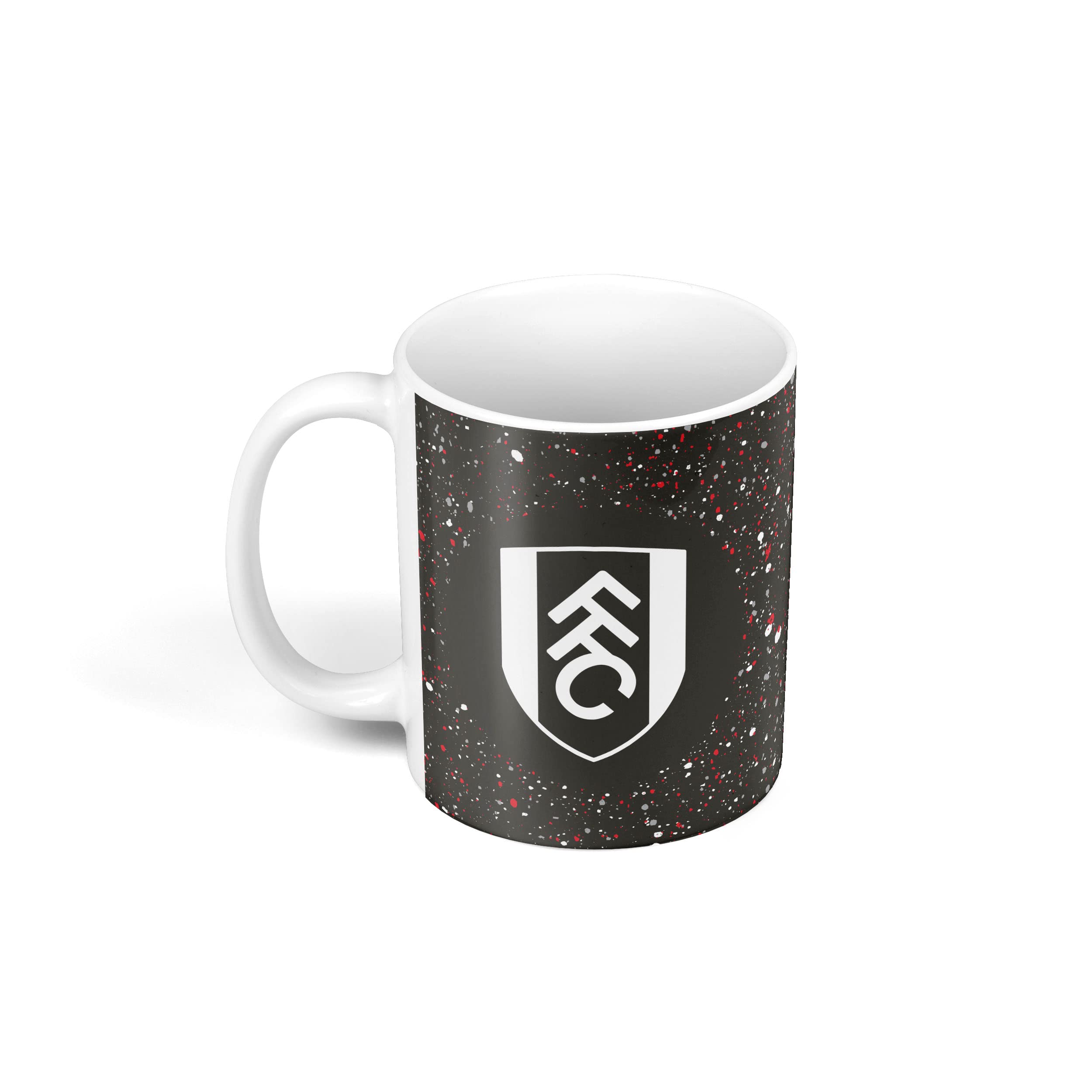 FOCO Championship Football Fulham Fan Paint Splatter Coffee Tea 375ml Mug — image 1