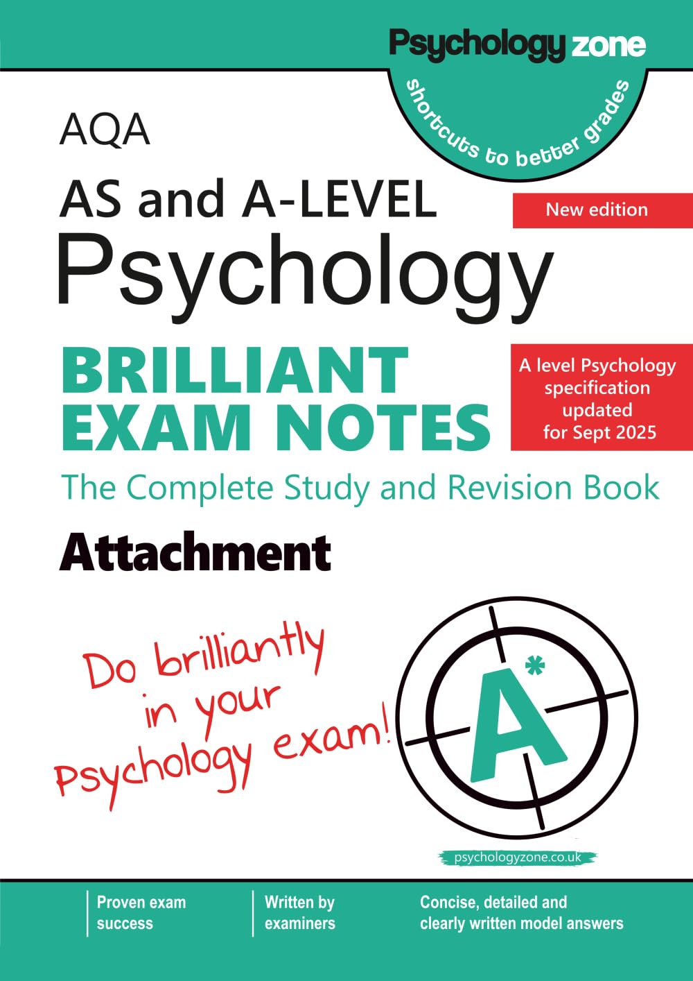 AQA A-Level Psychology Brilliant Exam Notes: Attachment: Updated for 2025 specification