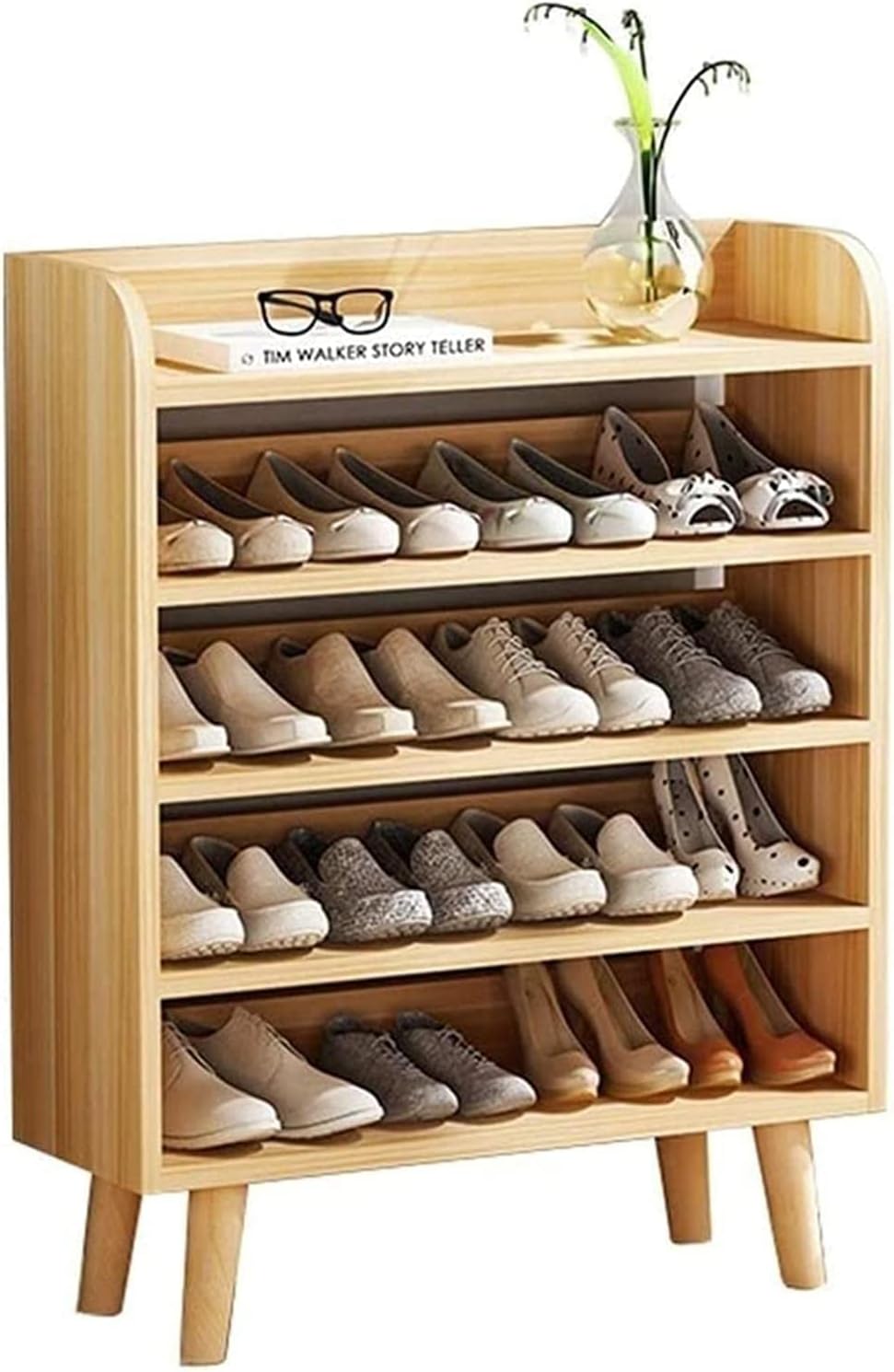 GUAAJA Zapatero 5Tier Shoe Free Standing Shoe Rack