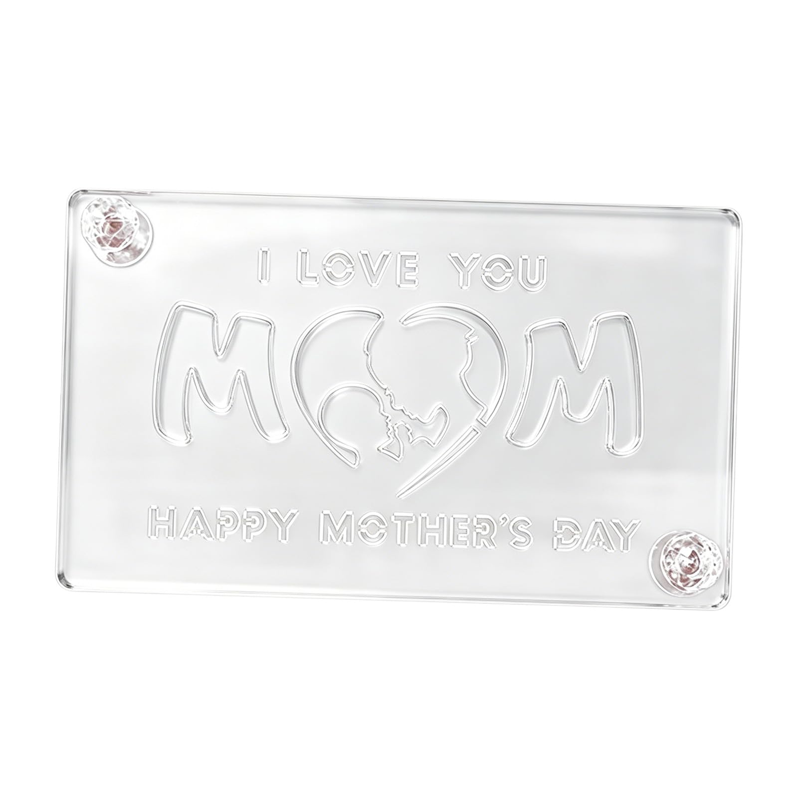 MALSSE Practical Cake Stencil Acrylic Powder Template for Decorating Cakes Cookie Portable Transparency Cake Decoration Molds Acrylic Decorating Format