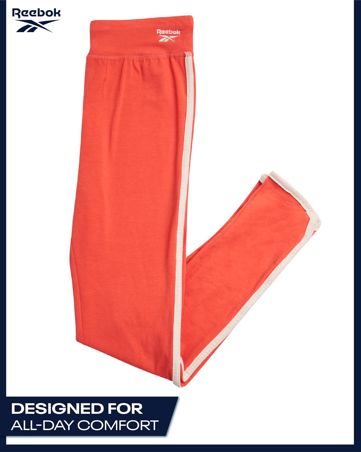 Reebok Girls Pants Set - 3 Piece Soft Fleece Pullover Hoodies Short Sleeve Graphic Tee and Jogger Sweatpants Sweatsuit Set - Image 5