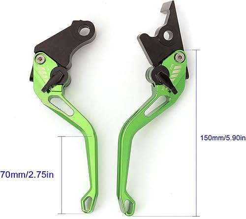 Miniatura 2 de SOKAKI Accesorios para motocicleta, palanca de embrague de freno ajustable de aluminio 3D para Yamaha Fz25 2017-2018 Fz125 Fz 125 manijas