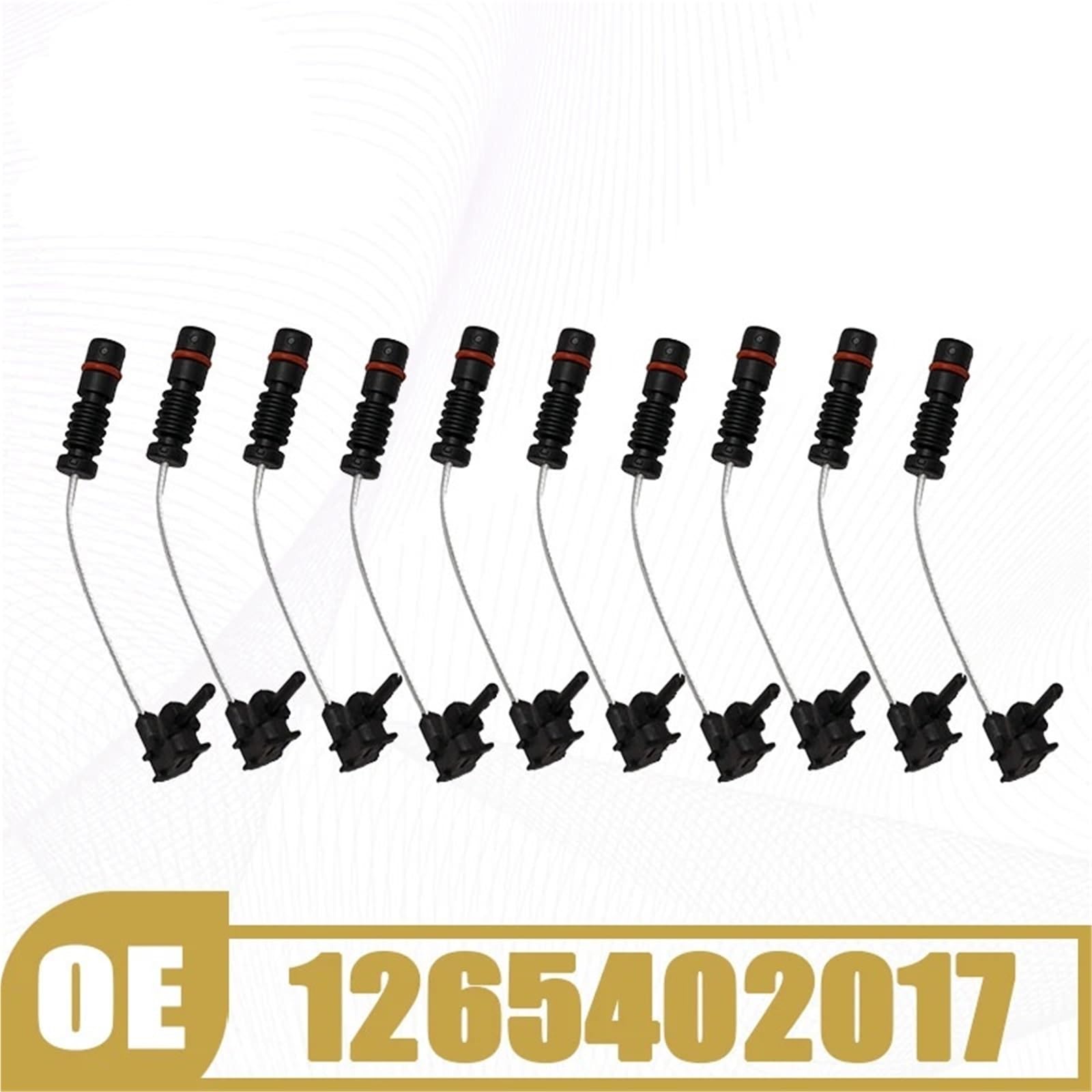 Sensor indicador de desgaste de pastillas Sensor de desgaste pastillas freno delanteras y traseras 10 unidades, para Mercedes