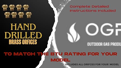 Miniatura 2 de Kit de conversión de propano de NG a LP apto para Weber SUMMIT 470 - SUMMIT 460 o SUMMIT 450 - Conjunto de manguera de propano y regulador de 5 pies