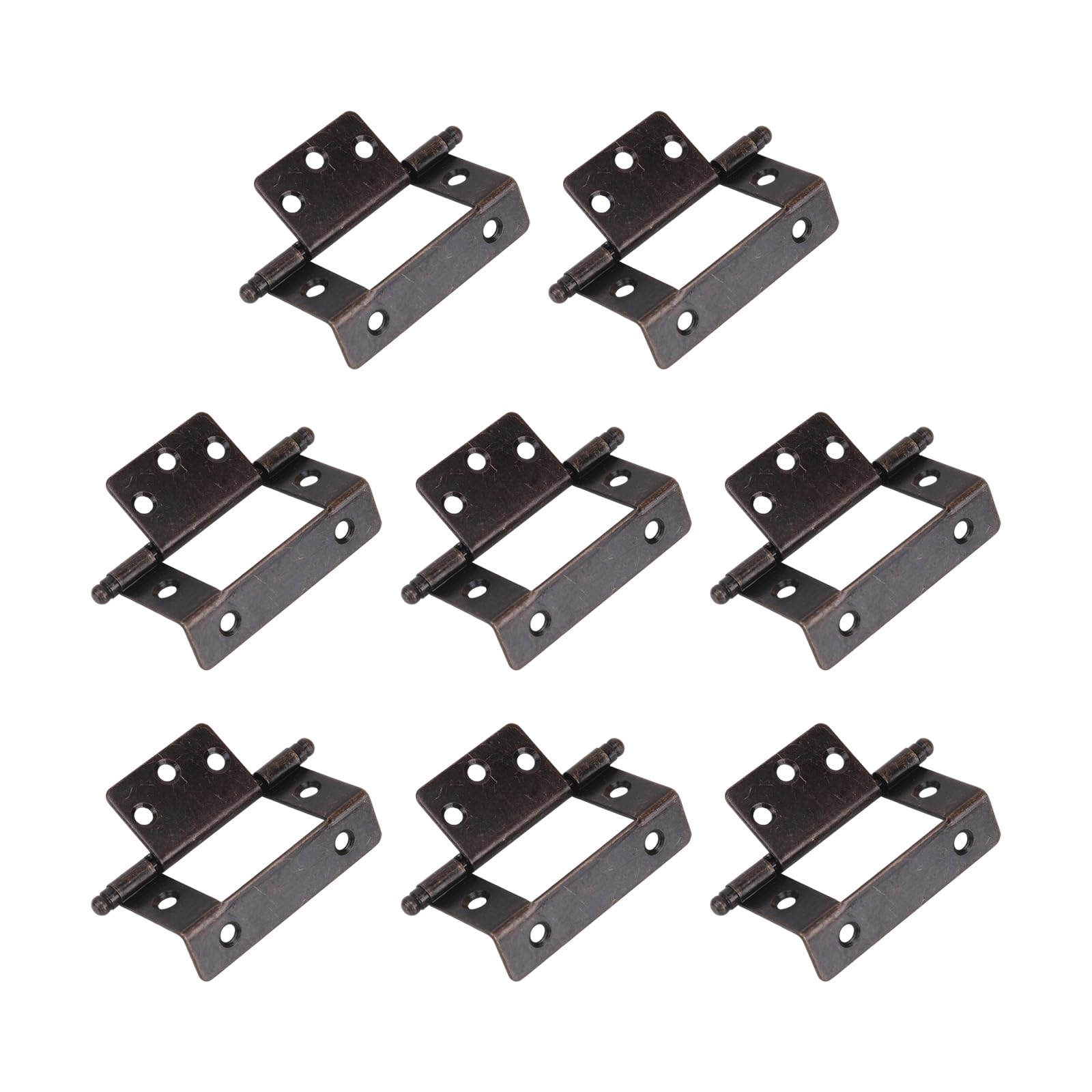 Cabinet Drawer Door Butt Hinge Antique Furniture Decorative Hinges for Smooth and Quiet Operate Easy to Installation Wooden Box Cupboard Metal Hinge