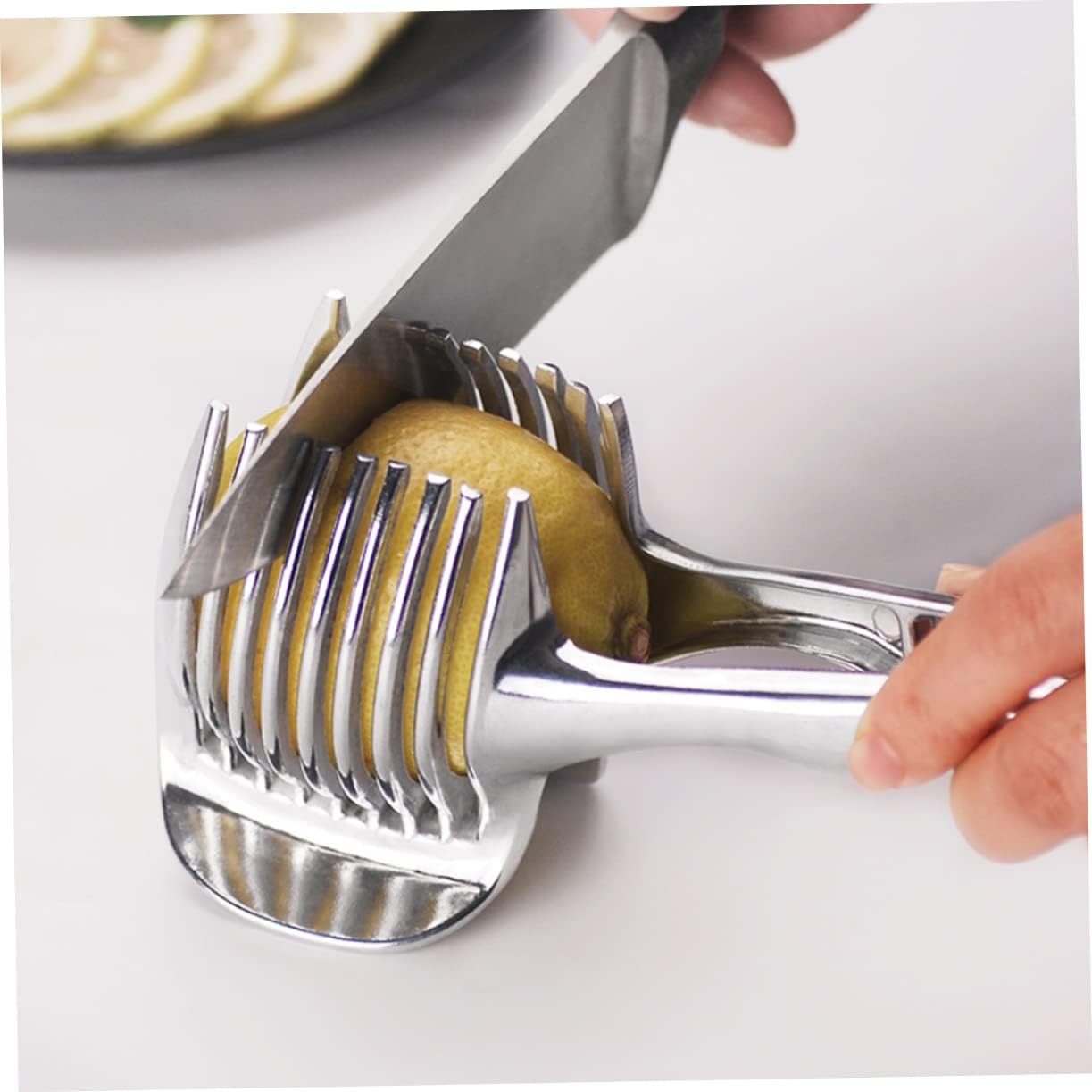 Multipurpose Food Slicer, Stainless Steel, Silver