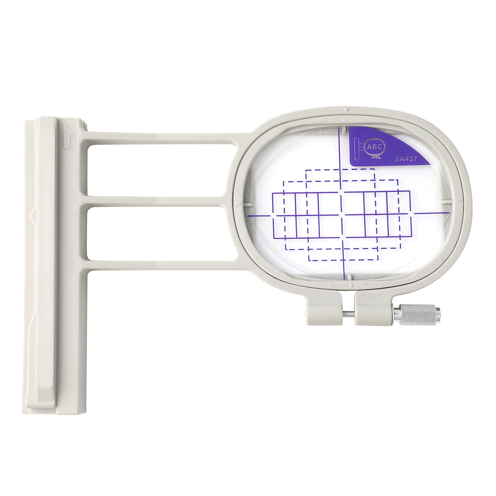 MagnaHoop Embroidery Hoops for Brother Innovis NQ1600E NQ1700E NQ1400E NQ3600D Dream Machine 2 VE2200 4000D 1500D V7 V5 VM5200 Babylock Embroidery Machine Hoop (1x2.5-SA437)
