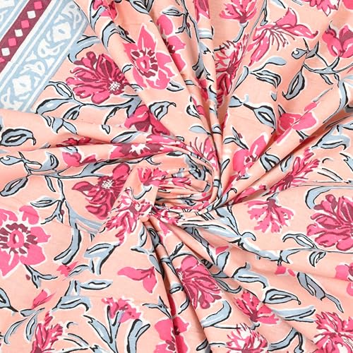 Image of Skin Friendly bedsheet Double Size Bed Cotton bedsheets for Double Size Bed, 1 Double Size bedsheet Cotton with Pillow Cover Set of 2 | 240 TC Soft Bed Sheet Double Size