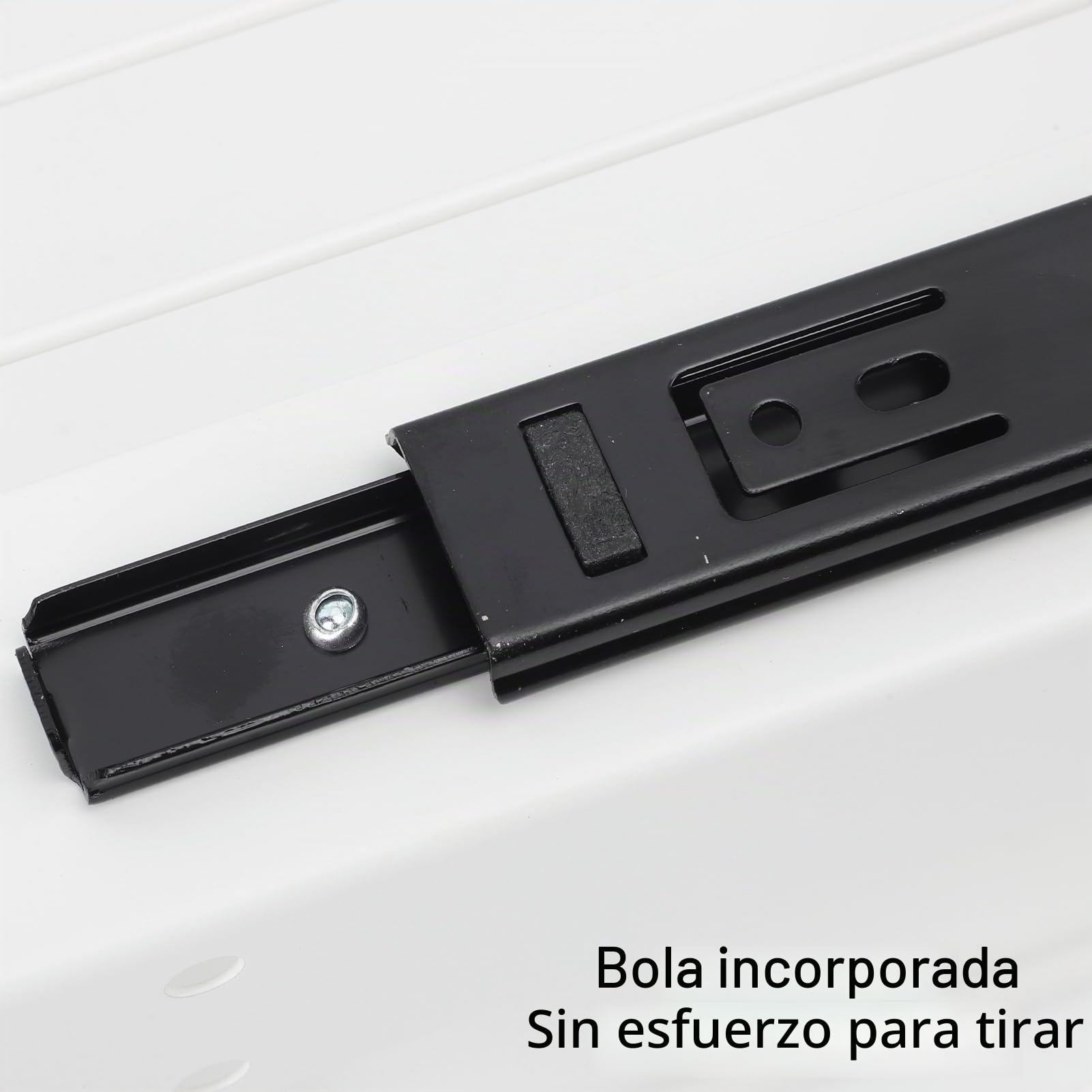 Organizador de Gabinete Extraíble, Estantes de Despensa Deslizables de 16 X 9 X 3,6 Pulgadas, Estante de Despensa con Cajón Deslizante para Cocina, (White)