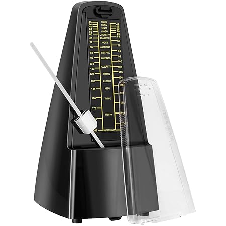 Amazon メトロノーム 高精度 コンパクト振り子式 大音量 ピアノ練習 楽器演奏用 音楽 初心者 ベテラン向き メトロノーム 楽器