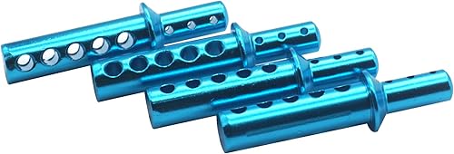Miniatura 5 de ShareGoo - Postes de aluminio RC 188037 compatibles con HSP Redcat Volcano S30 Epx/Epx PRO Himoto HPI 1/10 RC Off-Road Car Truck Buggy, color azul