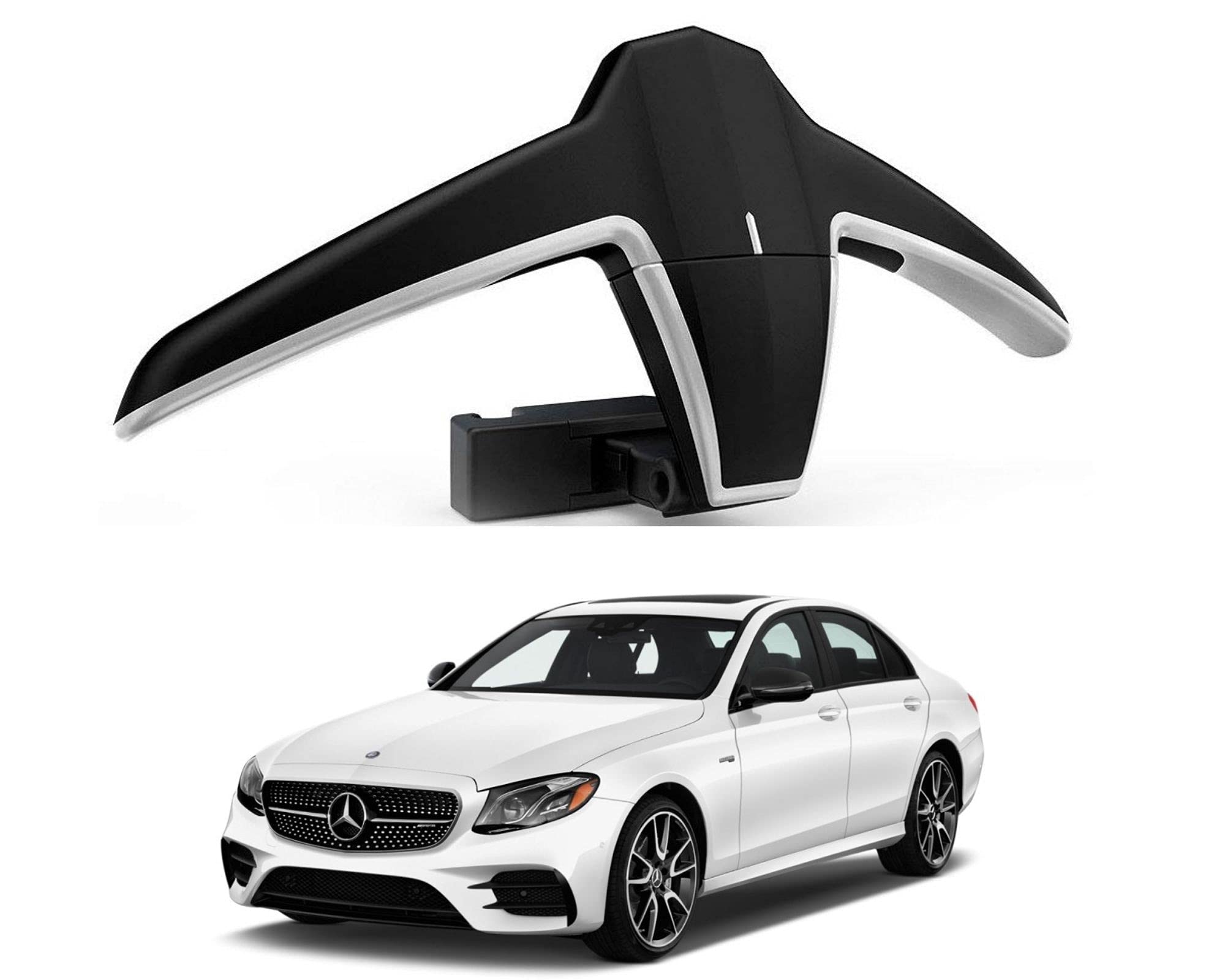 Oshotto Multifunctional CH-01 Detachable Car Coat Hanger Compatible with Mercedes Benz E-Class 2010-2016