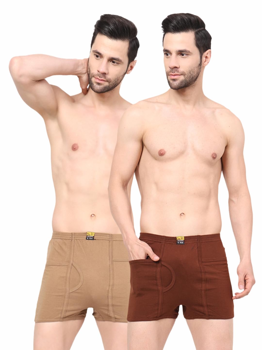 digsel mens wear Digsel Men 100% Cotton Inner Elastic Packet Trunks-picture-31