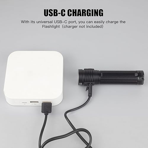 Miniatura 5 de ThruNite T1 - Linterna magnética de bolsillo recargable USB EDC intensidad sin escalones 1500 lúmenes CREE XHP50 batería de 1100 mAh incluida