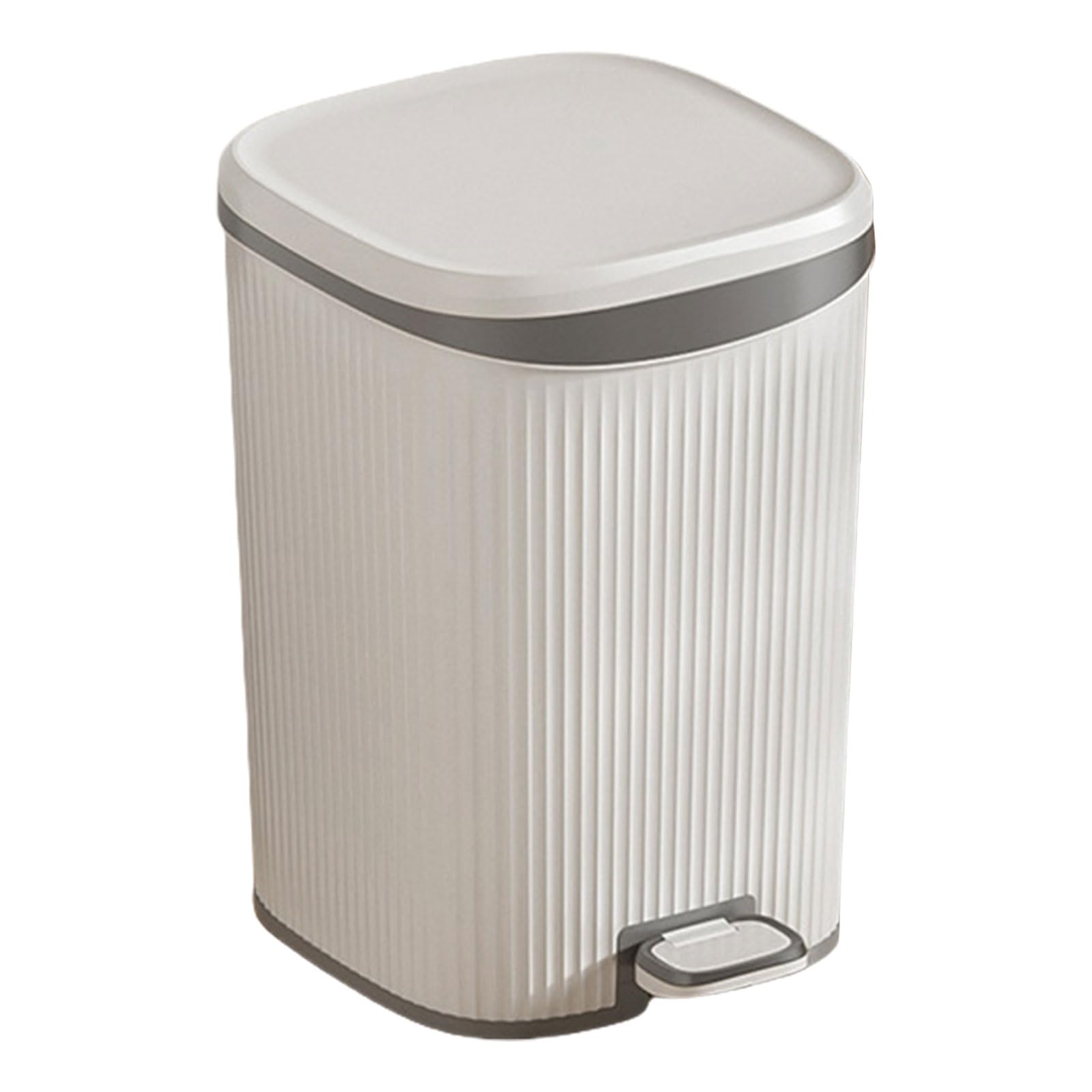 Buxuaaaa Pedal Trash Bin Step Trash Can with Good Seal, Designed for Easy Disposal in Kitchens or Garbage Container Waste Basket