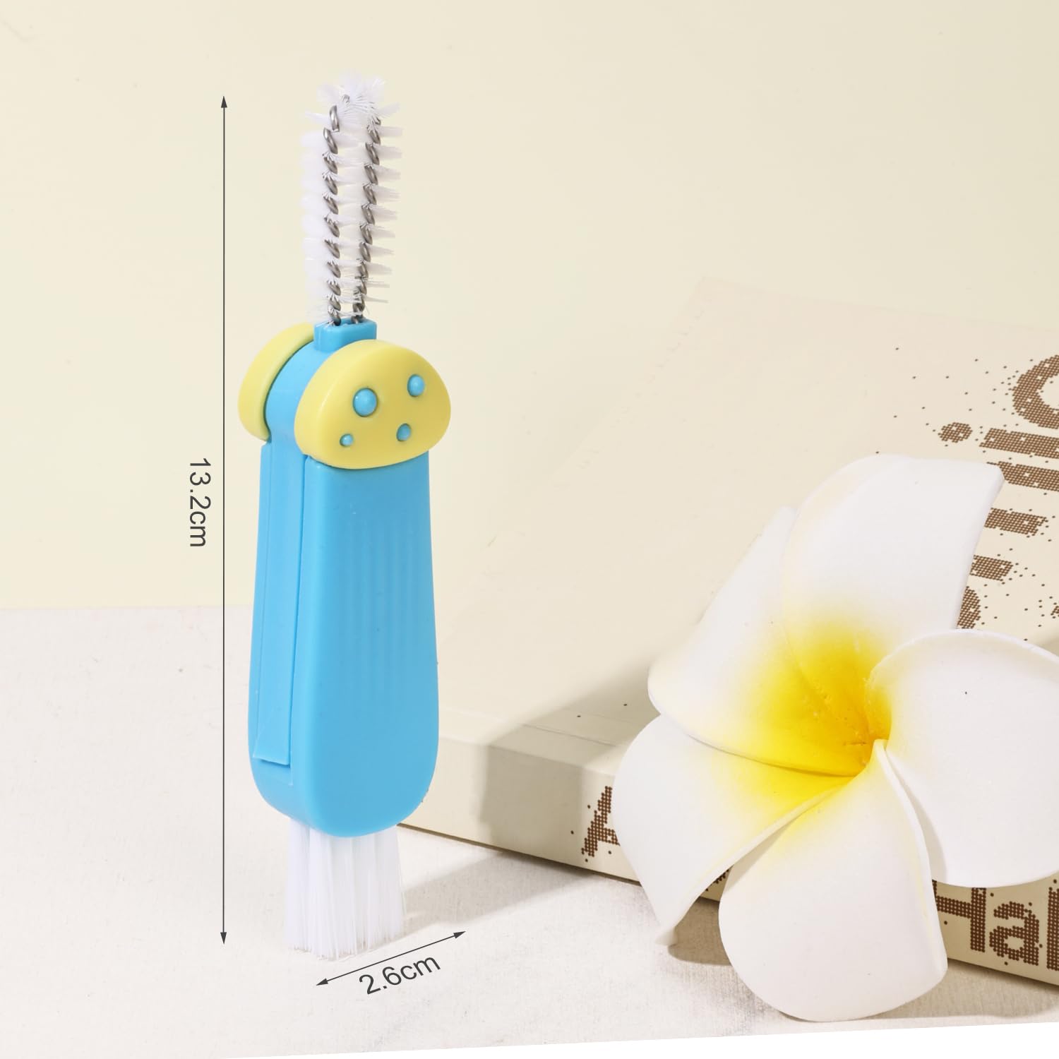 Materiale PP Alimentare Sicuro Pezzi 3 In 1 Spazzola Di Pulizia Multifunzionale, Per Coperchio Tazza Bottiglie D Acqua Tastiera 98317265 Spazzole Per Pulizia