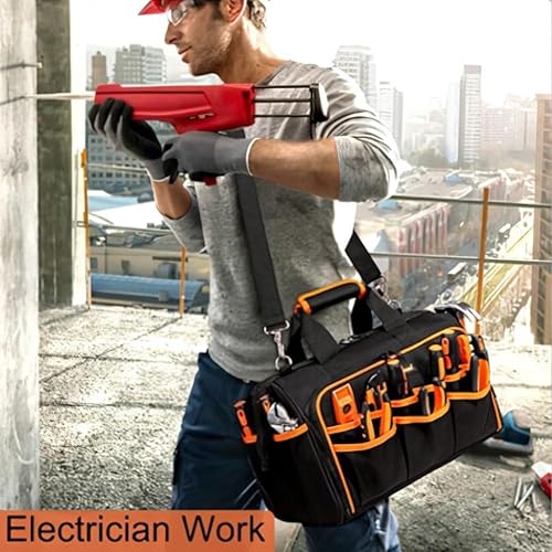 Miniatura 6 de Technician Tool Bag Tote Tool Bag Waterproof Tool Organiser for Mechanic Carpenter Electrician Plumber Technician and Gardener