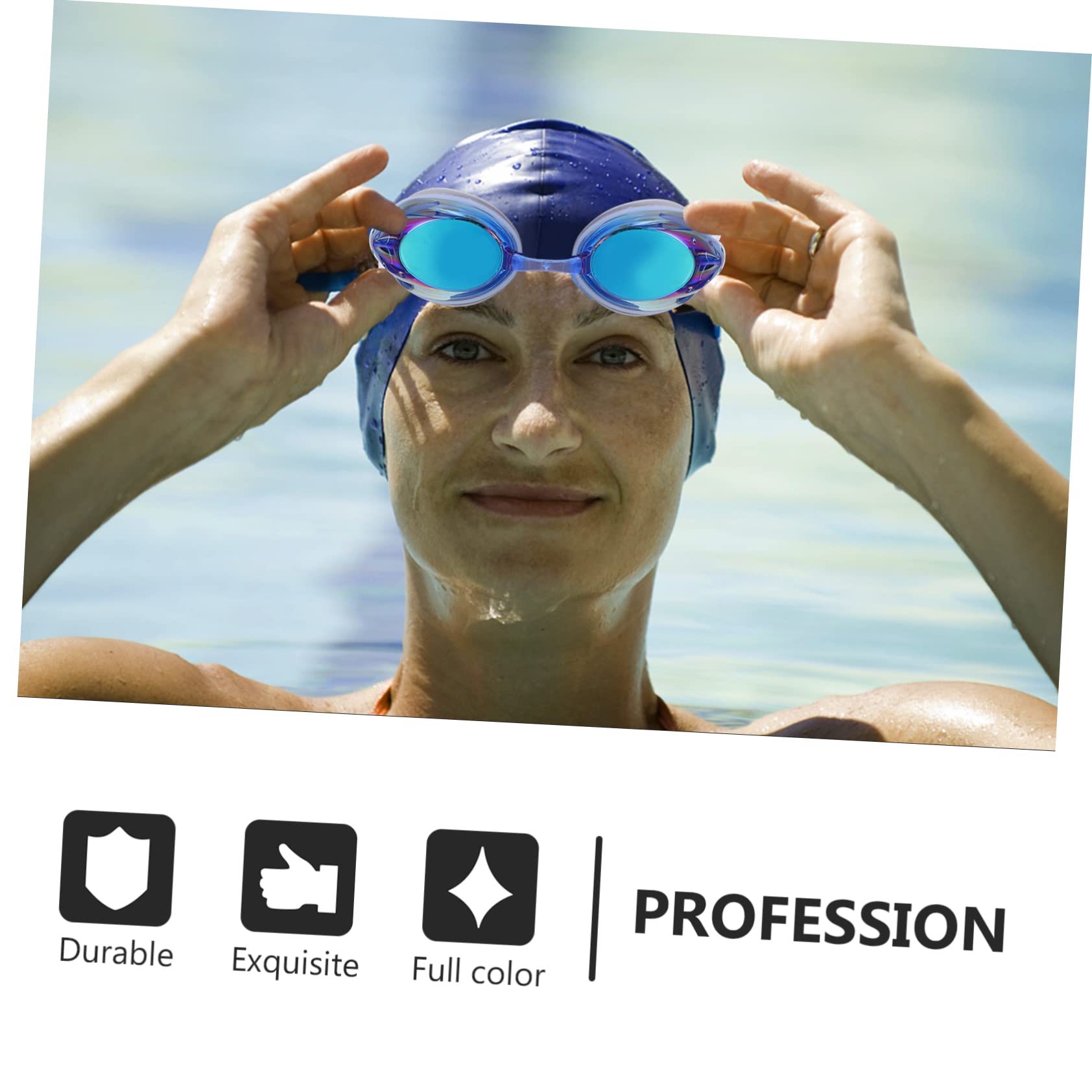 Sosoport 3 Set Occhialini Da Nuoto Occhiali Di Protezione UV Occhiali Da Piscina Occhiali Da Esterno Occhiali Da Sub Nuoto Protezione Per Gli Occhi Protezione Solare Occhiali Da Nuoto