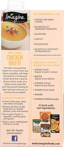 Miniatura 4 de Imagine Foods (No es un estuche) Caldo de pollo orgánico de corral libre