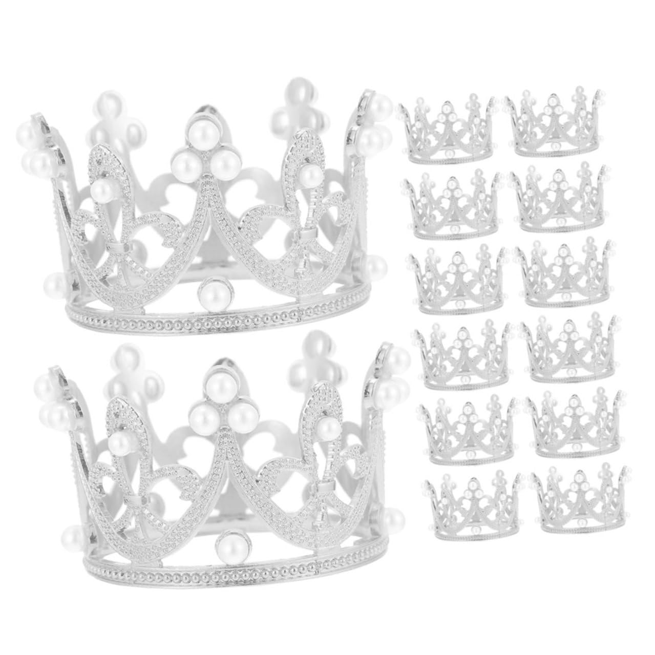 Set 12 Pezzi Legatovaglioli Corona in Lega di Zinco Argento, Anelli Portatovaglioli Leggeri e Decorativi per Feste di Compleanno e Raduni Informali