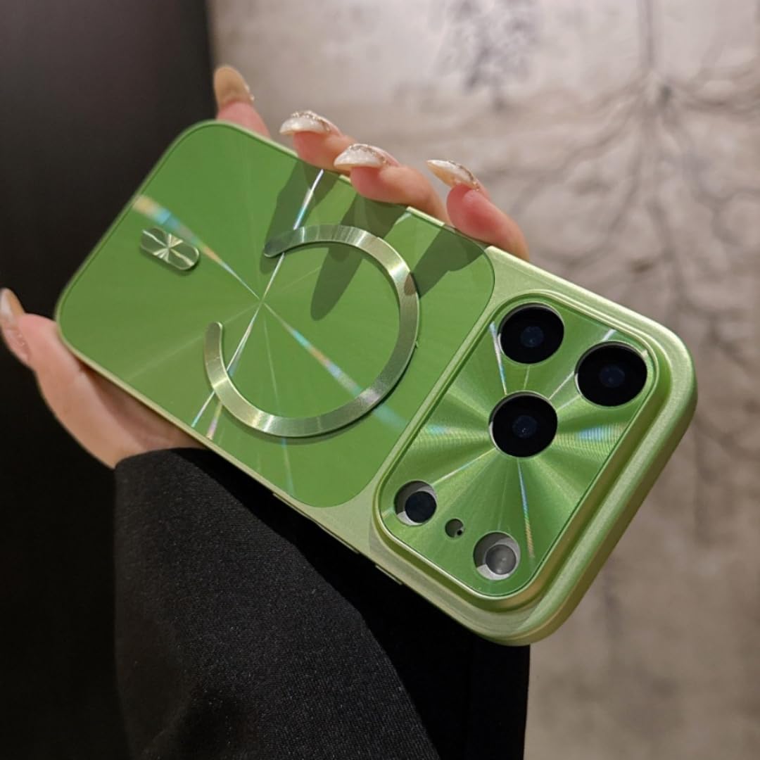 Coque laser iPhone 16 Pro Max verte : style et protection au quotidien - 8